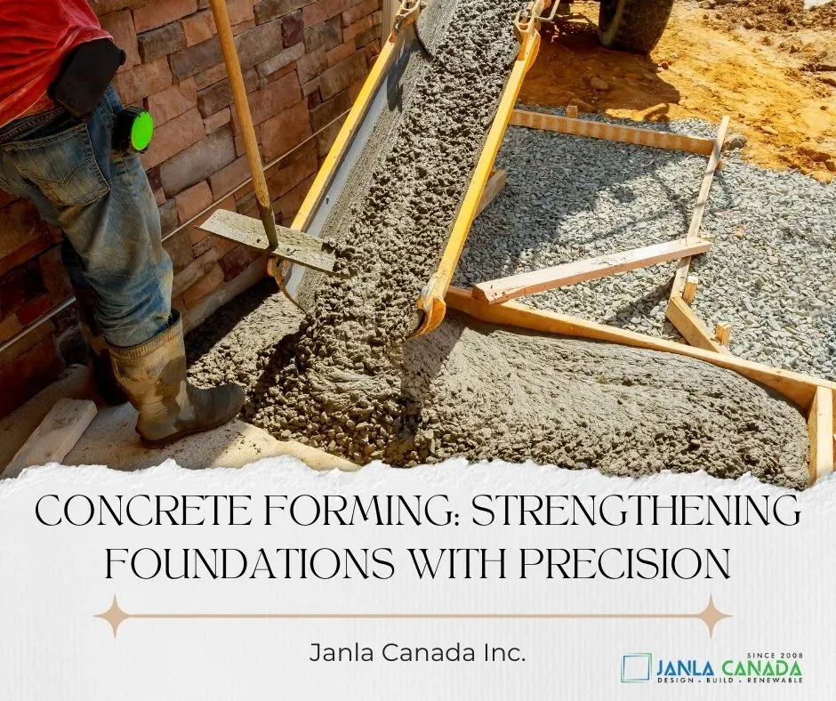 Concrete Forming Strengthening Foundations with Precision