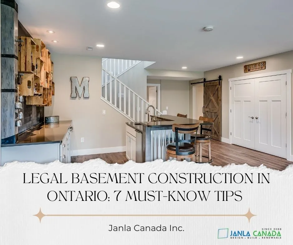 Legal Basement Construction in Ontario 7 Must-Know Tips for Homeowners